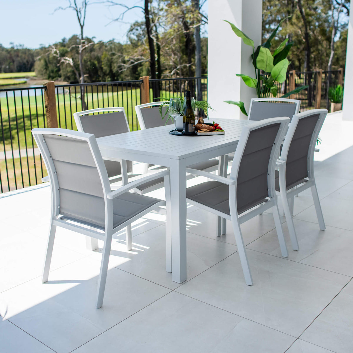 Shelby Aria - 7pce (150x80) - Outdoor Dining Set