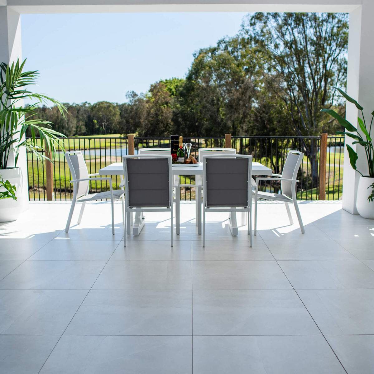 Shelby Bergen - 7pce (180x100) - Outdoor Dining Set
