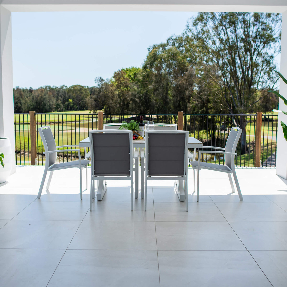 Shelby Malibu - 7pce (150x80) - Outdoor Dining Set