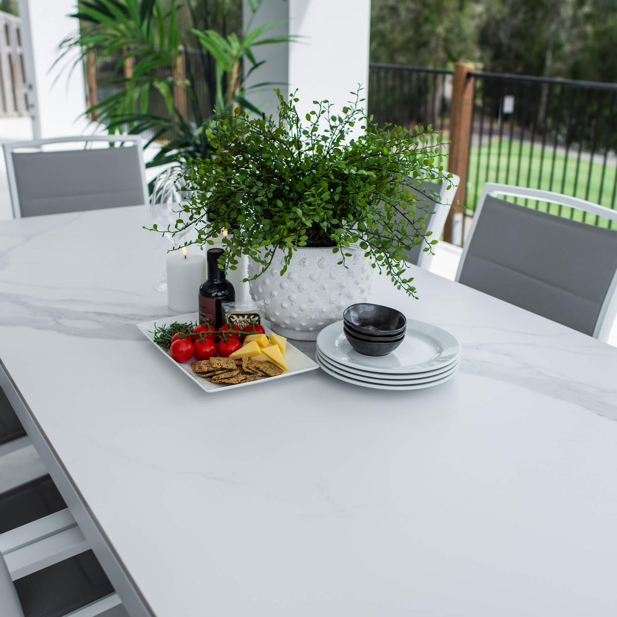 Shelby Malibu - 9pce (215x100) - Outdoor Dining Set