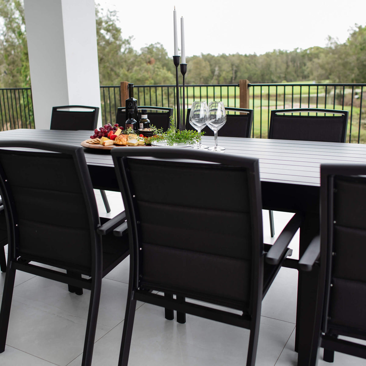 Shelby Nara Extension - 13pce (320x106) - Outdoor Dining Set