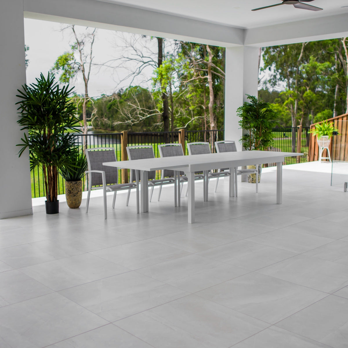 Nara Extension - (320x106) - Outdoor Dining Table