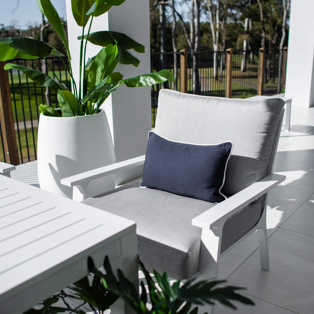 Bermuda 3 Low Dining - 4pce - Outdoor Lounge Setting