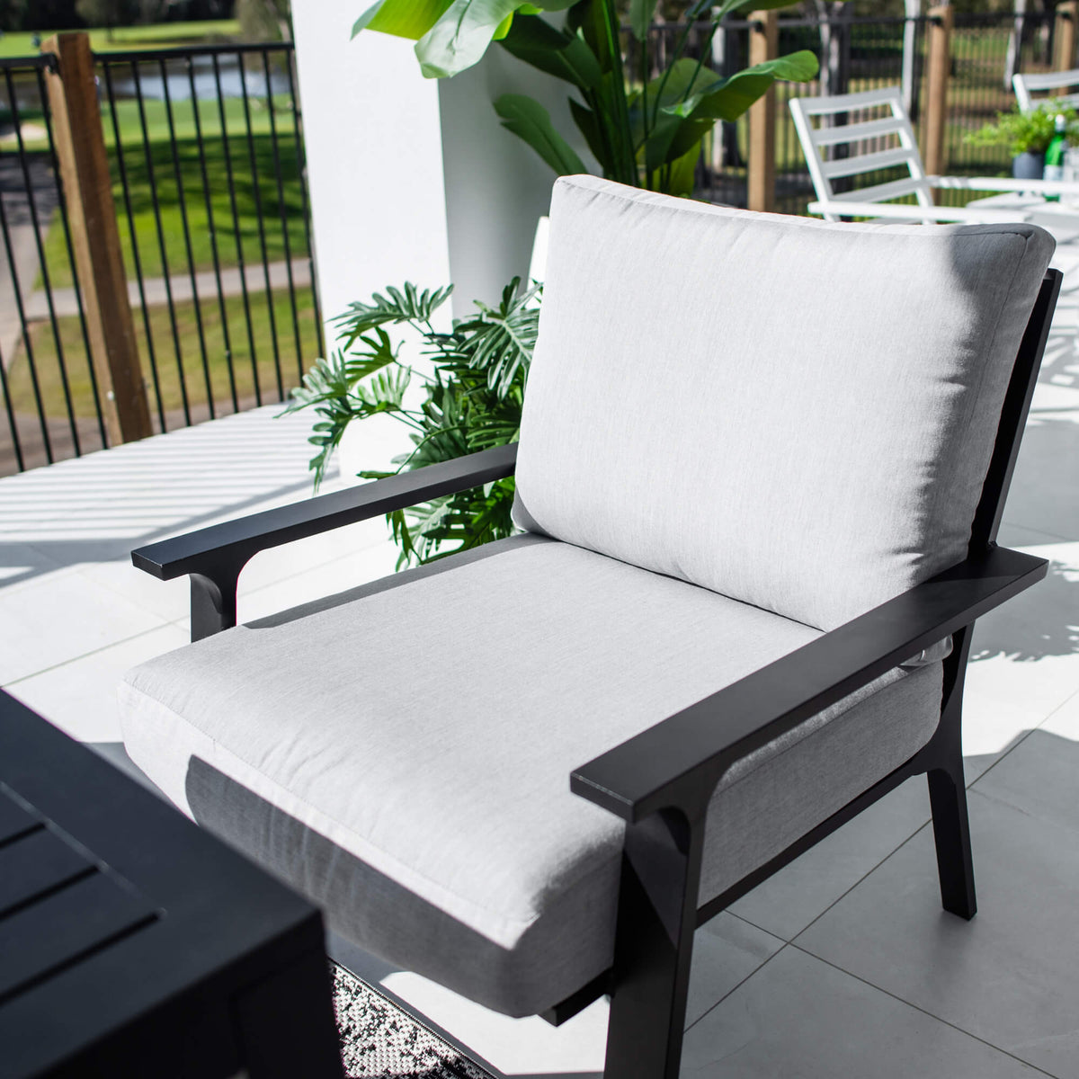 Bermuda 3 Low Dining - 4pce - Outdoor Lounge Setting