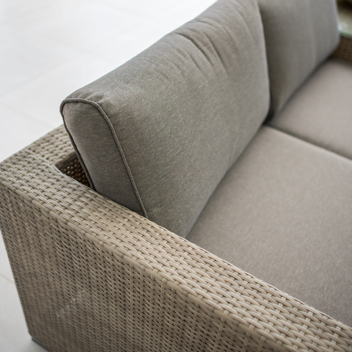 Cuban Modular - 7pce - Bone Outdoor Lounge Setting