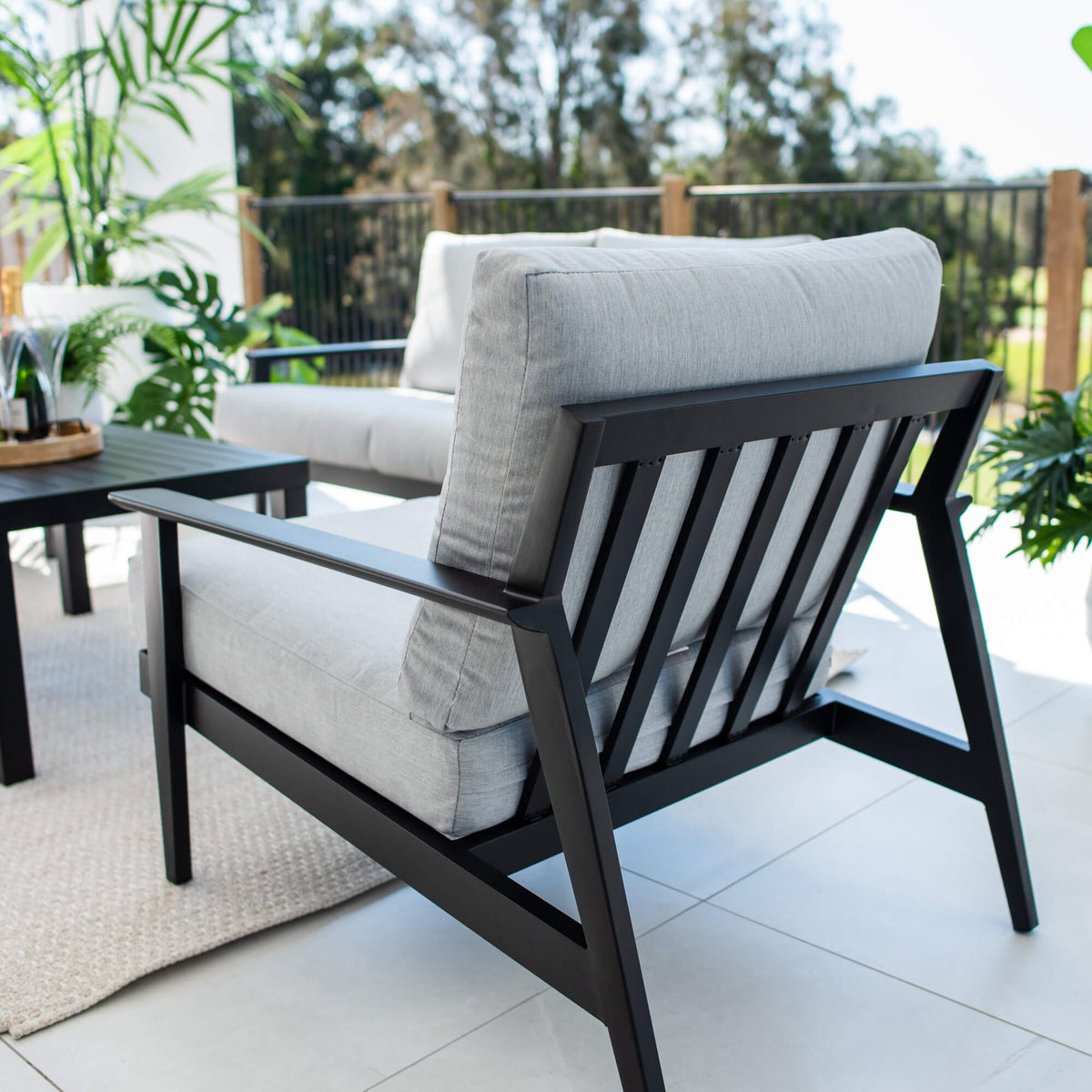 Peru Aluminium 2 - 4pce - Outdoor Lounge Setting