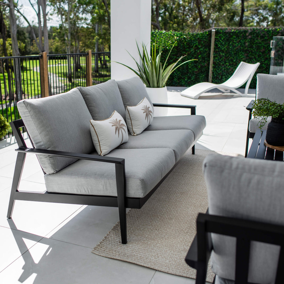 Peru Aluminium 3 - 4pce - Outdoor Lounge Setting