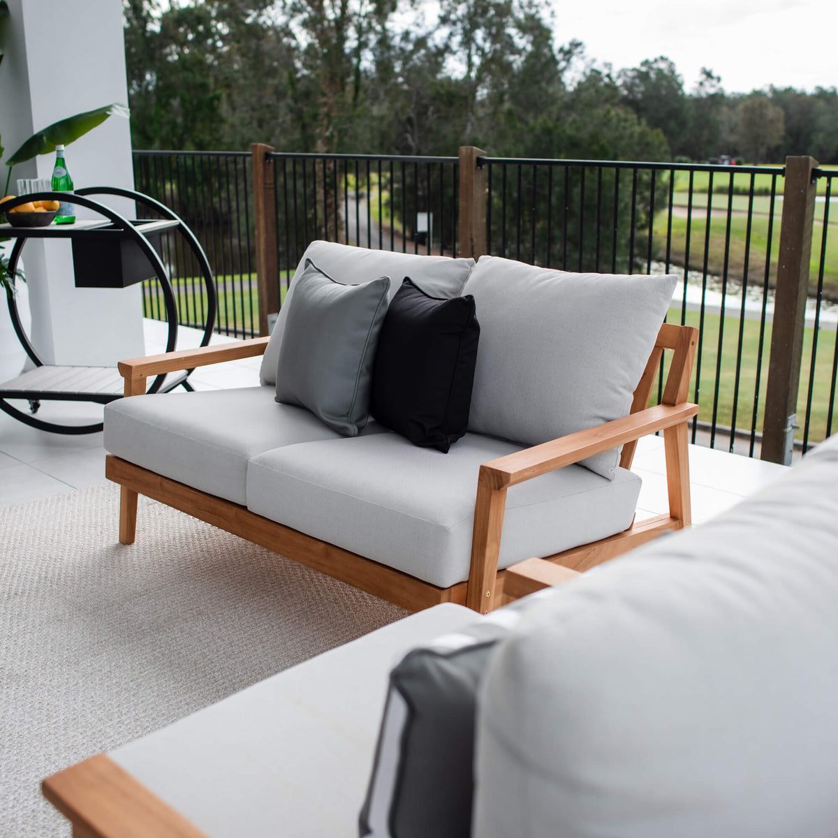 Peru Teak 2 - 3pce - Outdoor Lounge Setting