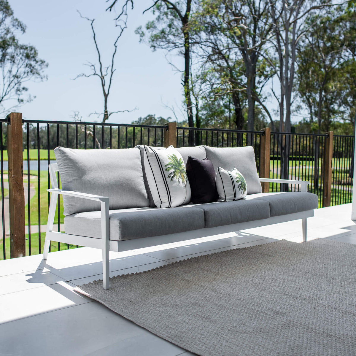 Peru Aluminium 3 Seater - Outdoor Lounge