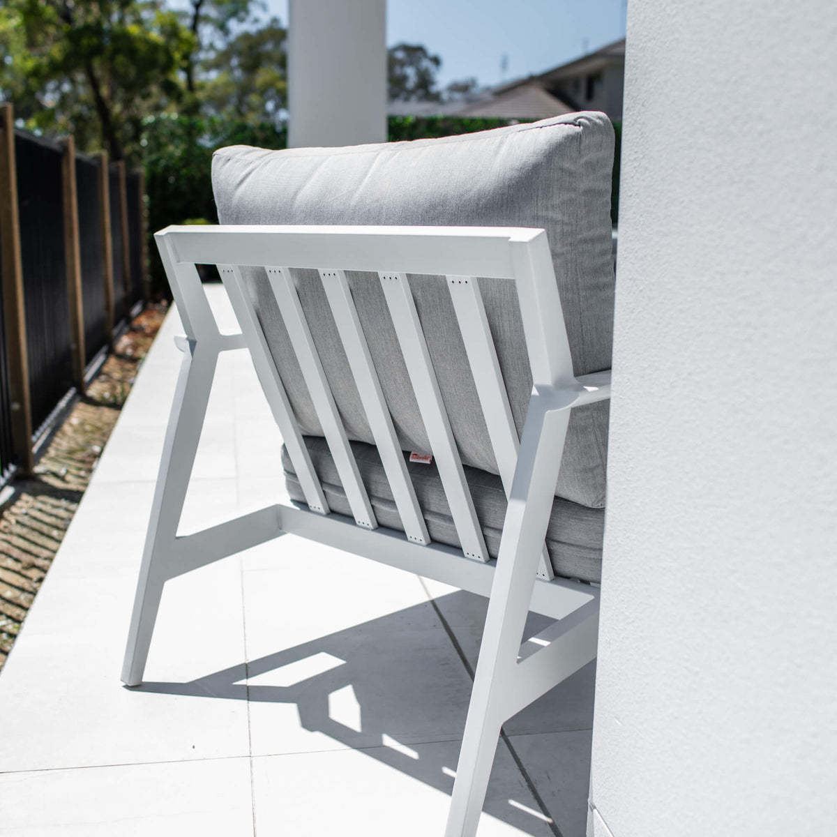 Peru Aluminium Single Sofa - Outdoor Lounge Single