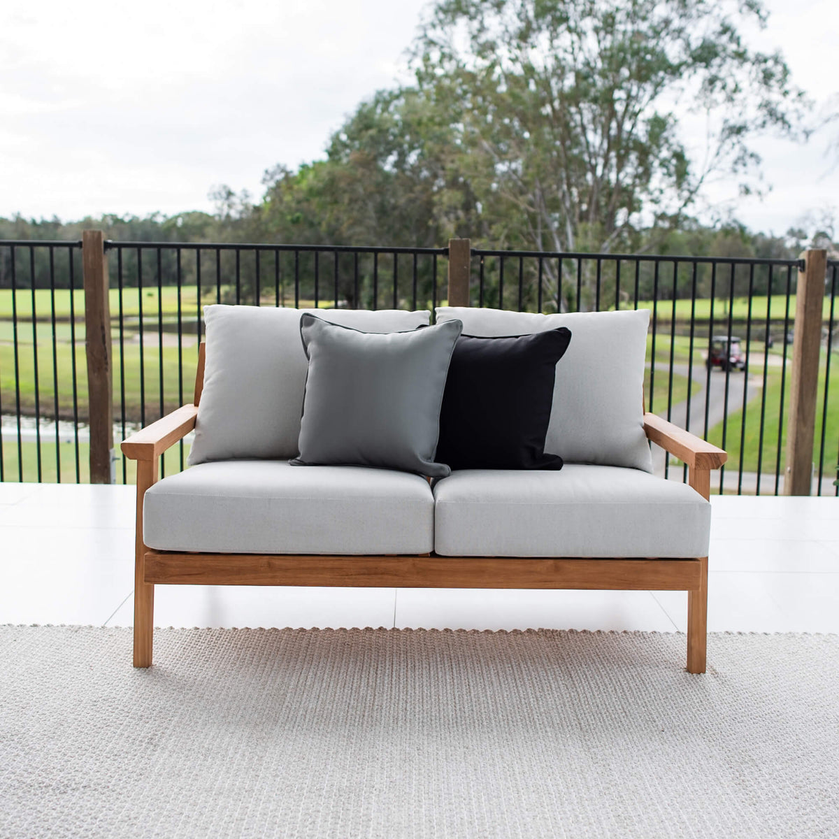 Peru Teak 2 Seater Sofa - Outdoor Lounge