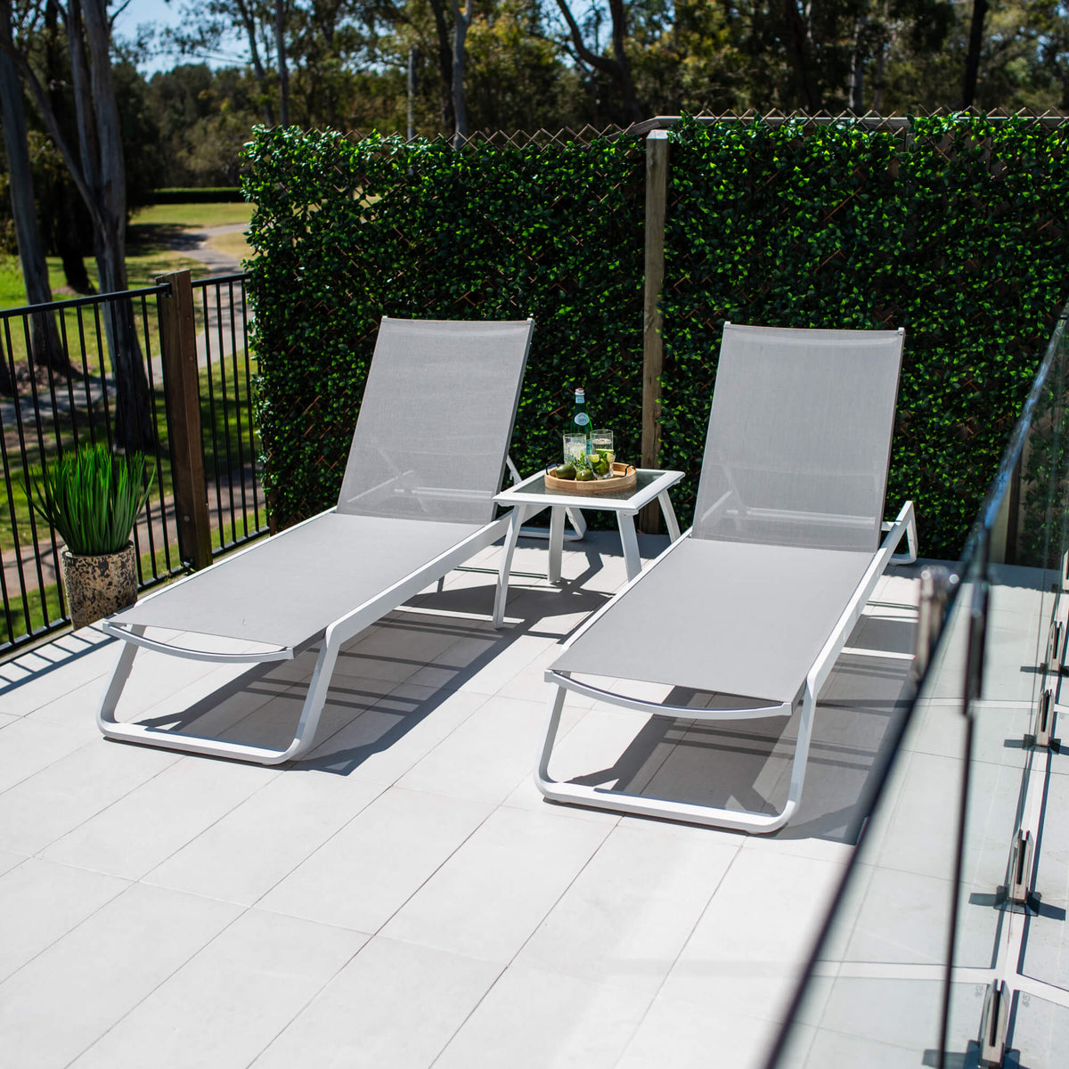 Byron Shelby - 3pce - Outdoor Sun Lounge