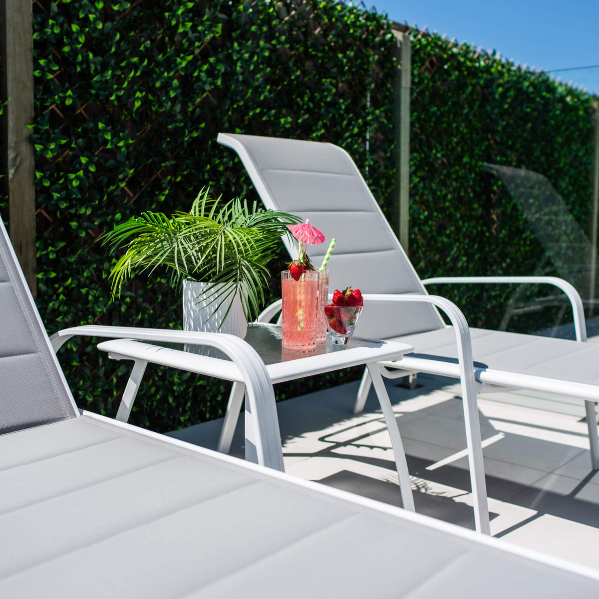 Leona Shelby - 3pce - Outdoor Sun Lounge