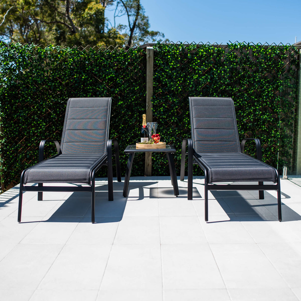 Leona Shelby - 3pce - Outdoor Sun Lounge