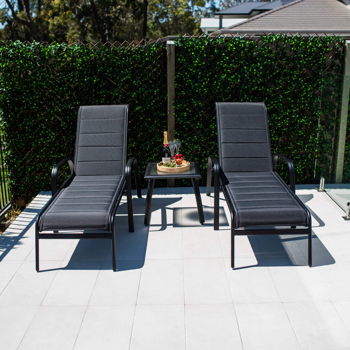 Leona Shelby - 3pce - Outdoor Sun Lounge