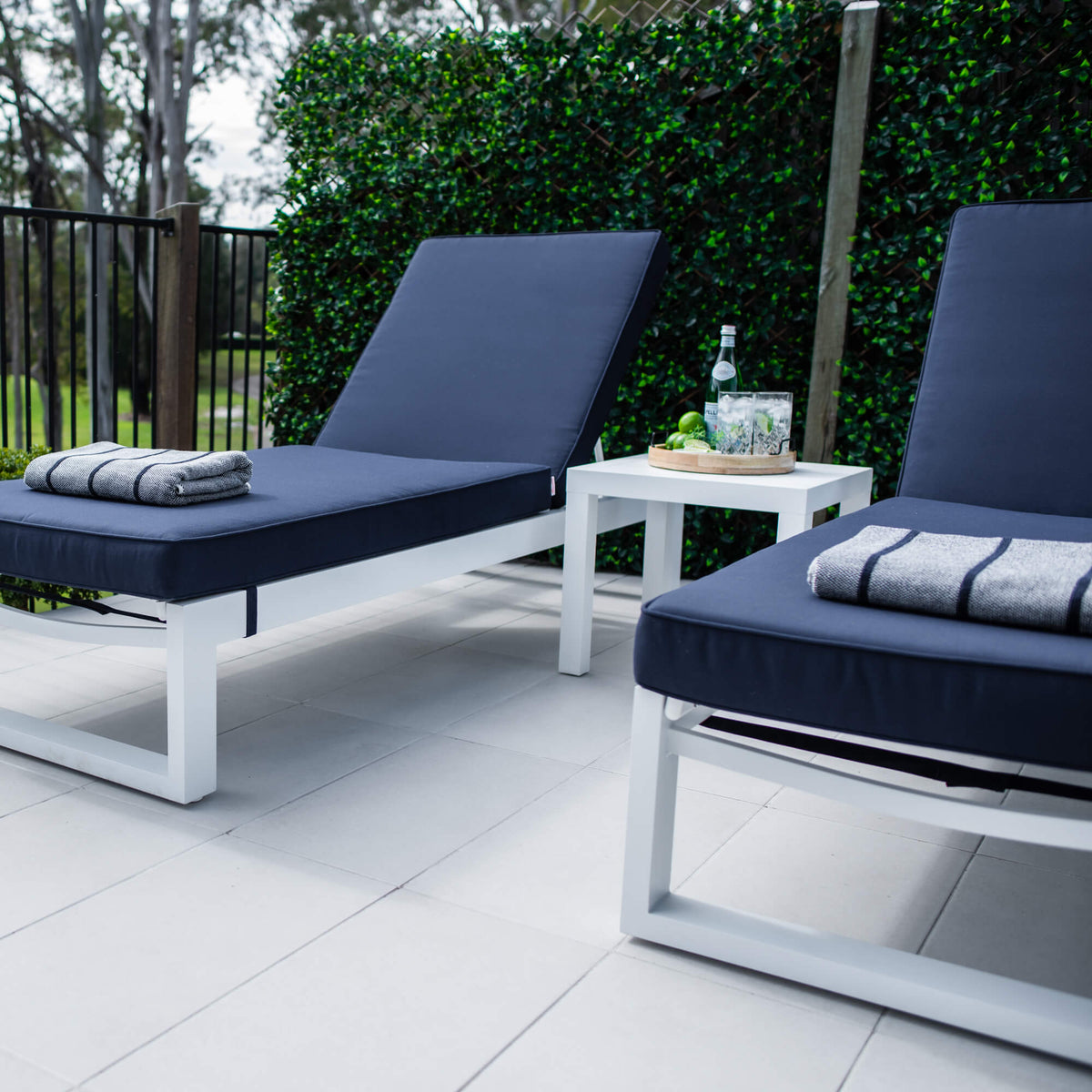 Milan Slat - 5pce - Outdoor Sun Lounge