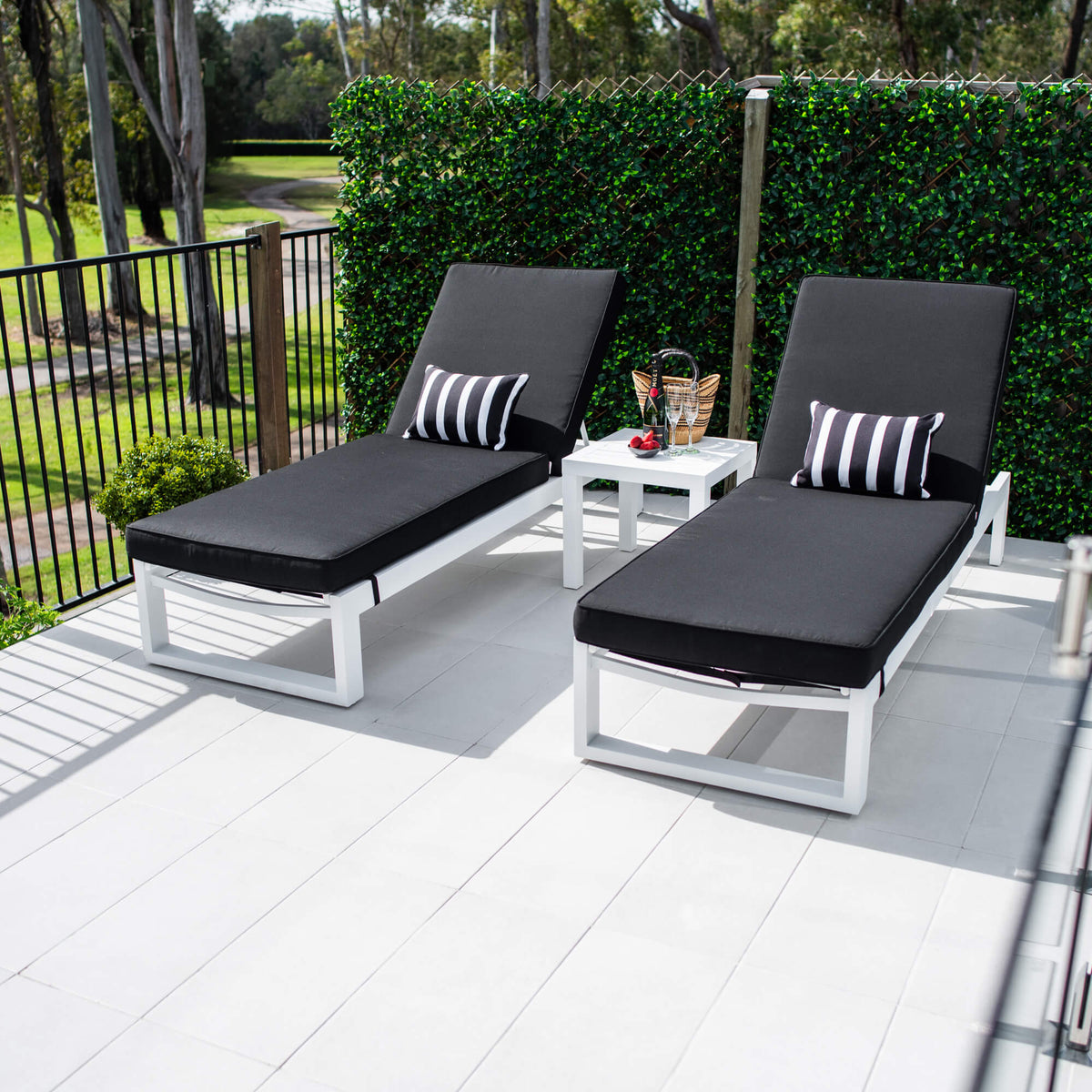 Milan Slat - 5pce - Outdoor Sun Lounge