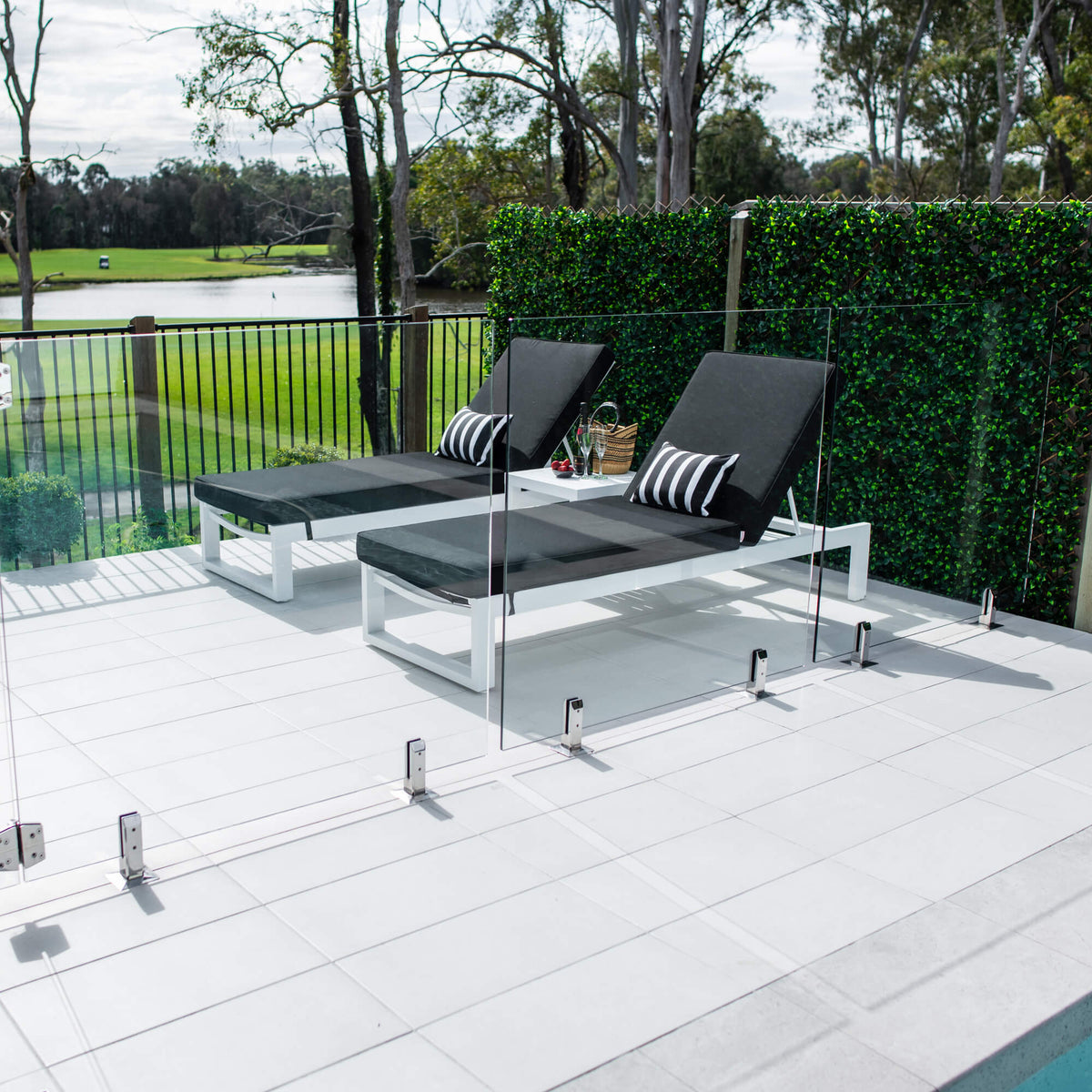 Milan Slat - 5pce - Outdoor Sun Lounge