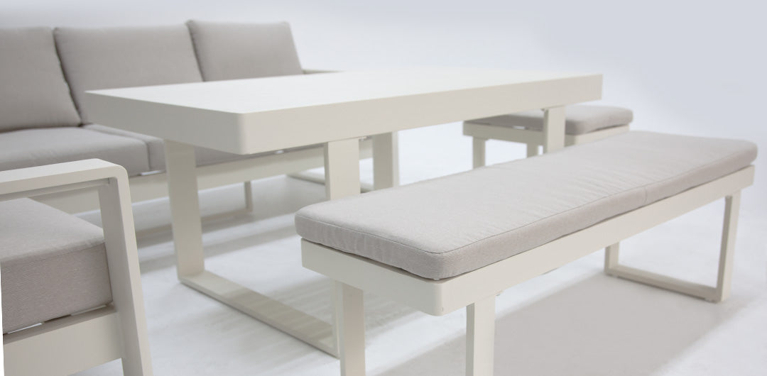 Sallsey Corner Lounge Setting - Cream