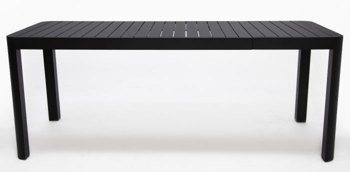 Frankie Azura 7pc Dining Set Armless - Black
