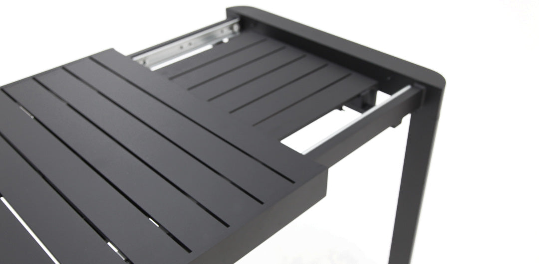 Azura Extendable Balcony Table - Black