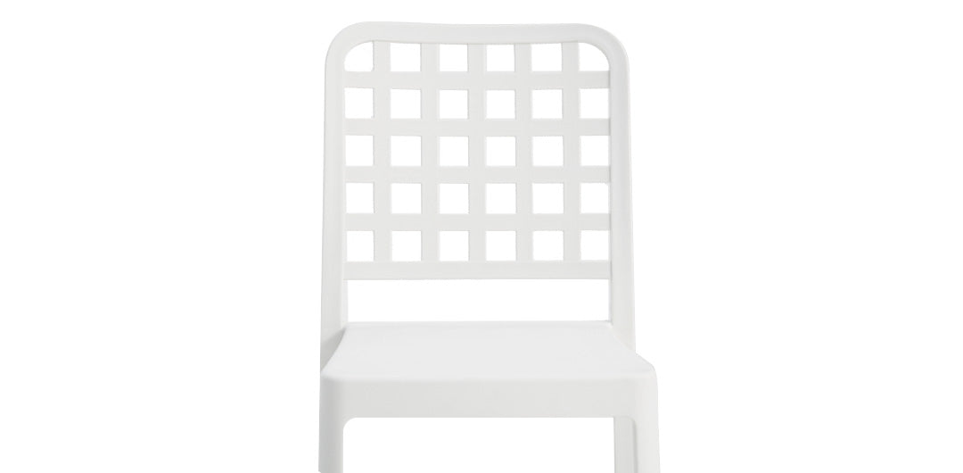 Frankie Resin Dining Chair - White