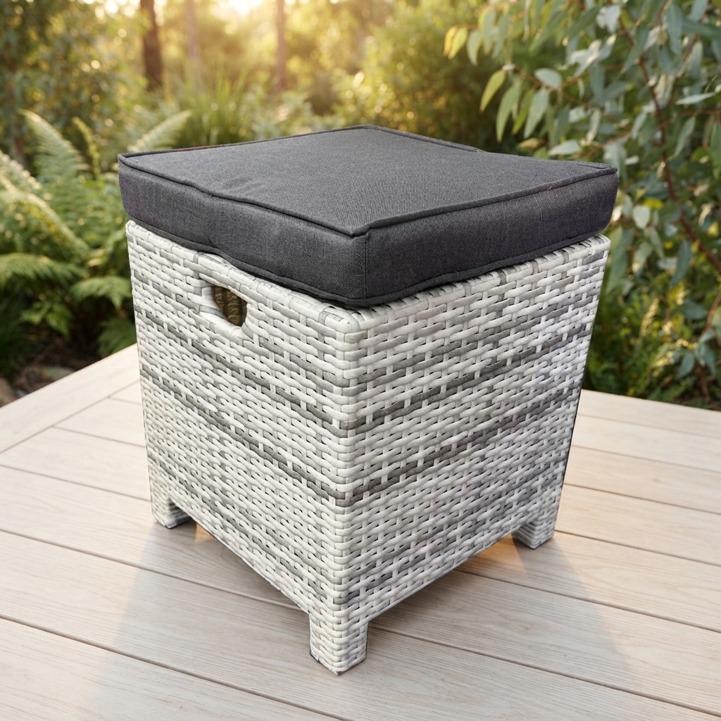 Outdoor Ottomans and Footstools: The Most Flexible Seat You'll Own