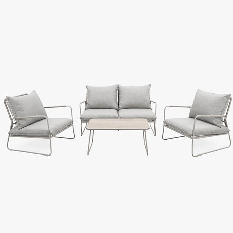 Archer four piece outdoor lounge setting