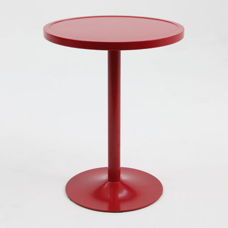 Paris commercial cafe table in red