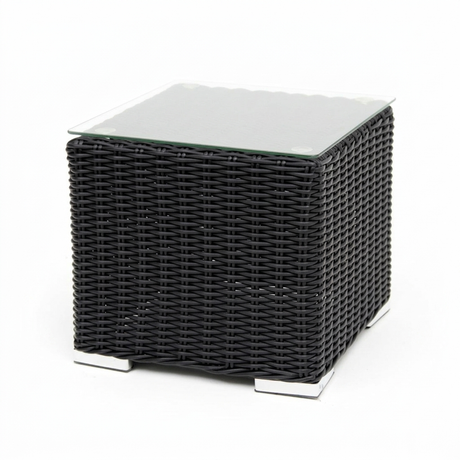 Amani Side Table - Black — studio view