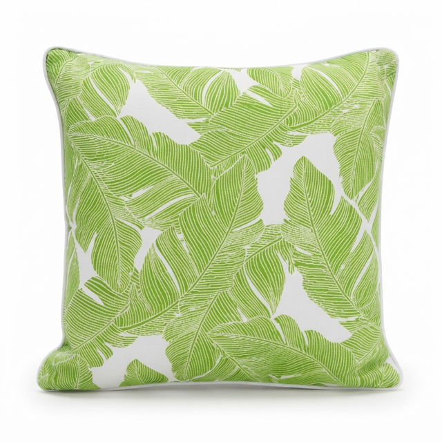 Bay Palm Outdoor Cushion 45x45cm — studio view