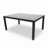 Amani 160cm Dining Table - Black — studio view