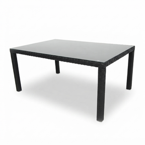 Amani 160cm Dining Table - Black — studio view