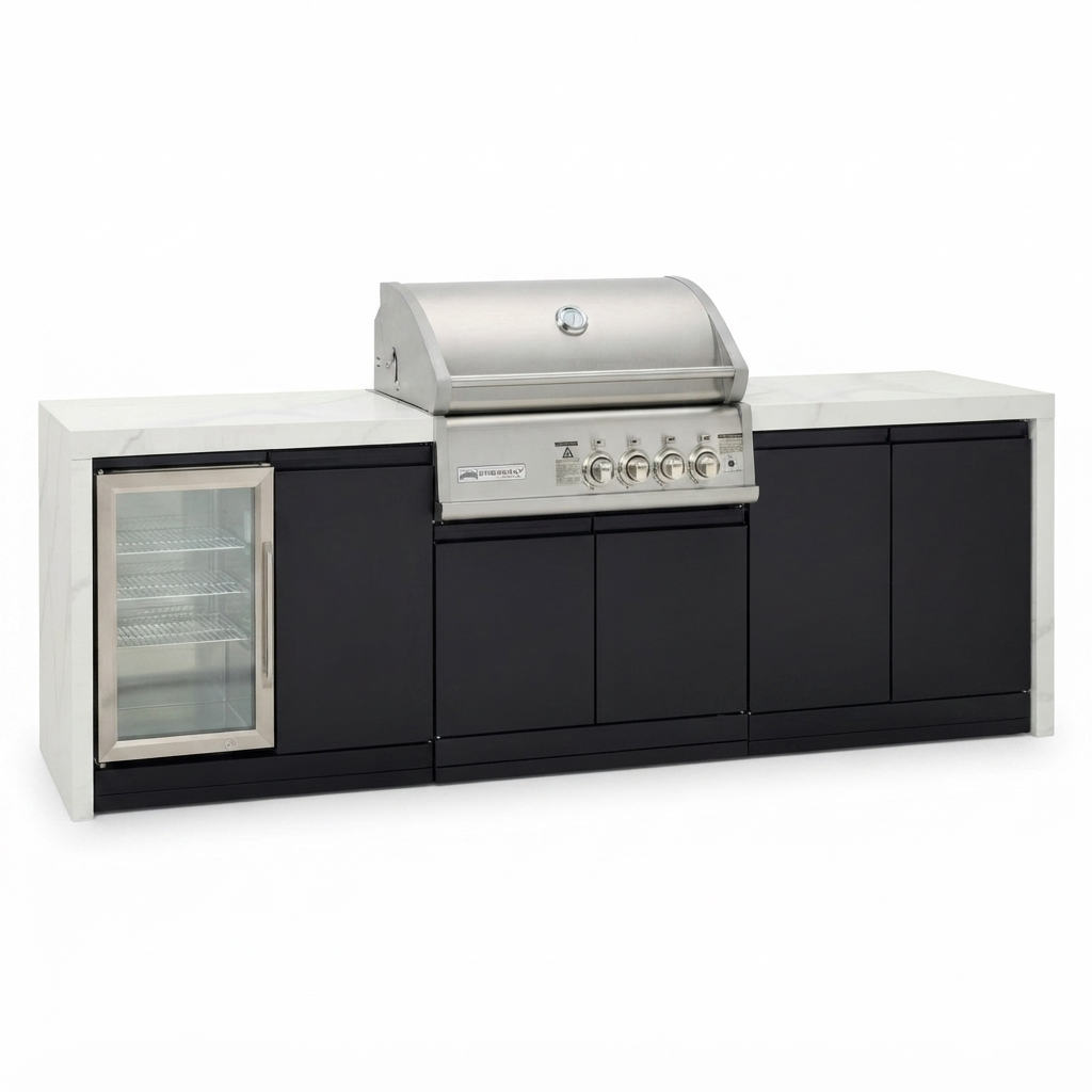 Crossray 4-Burner BBQ Outdoor Kitchen TC4KP-13 — studio view