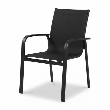 Pandora Black Sling Chair — studio view
