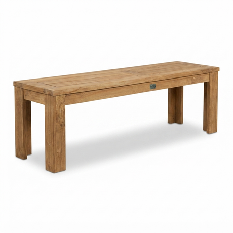 Palmer 160 Teak Bench — studio view