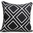 Black Diamond Cushion Cover 45x45cm — studio view