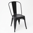 Paris Tolix Chair - Black — studio view