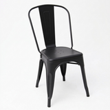 Paris Tolix Chair - Black — studio view