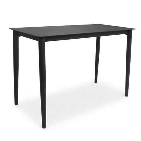 Palma 145cm Bar - Black — studio view