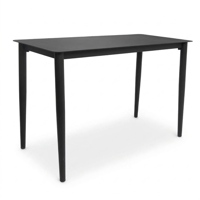 Palma 145cm Bar - Black — studio view