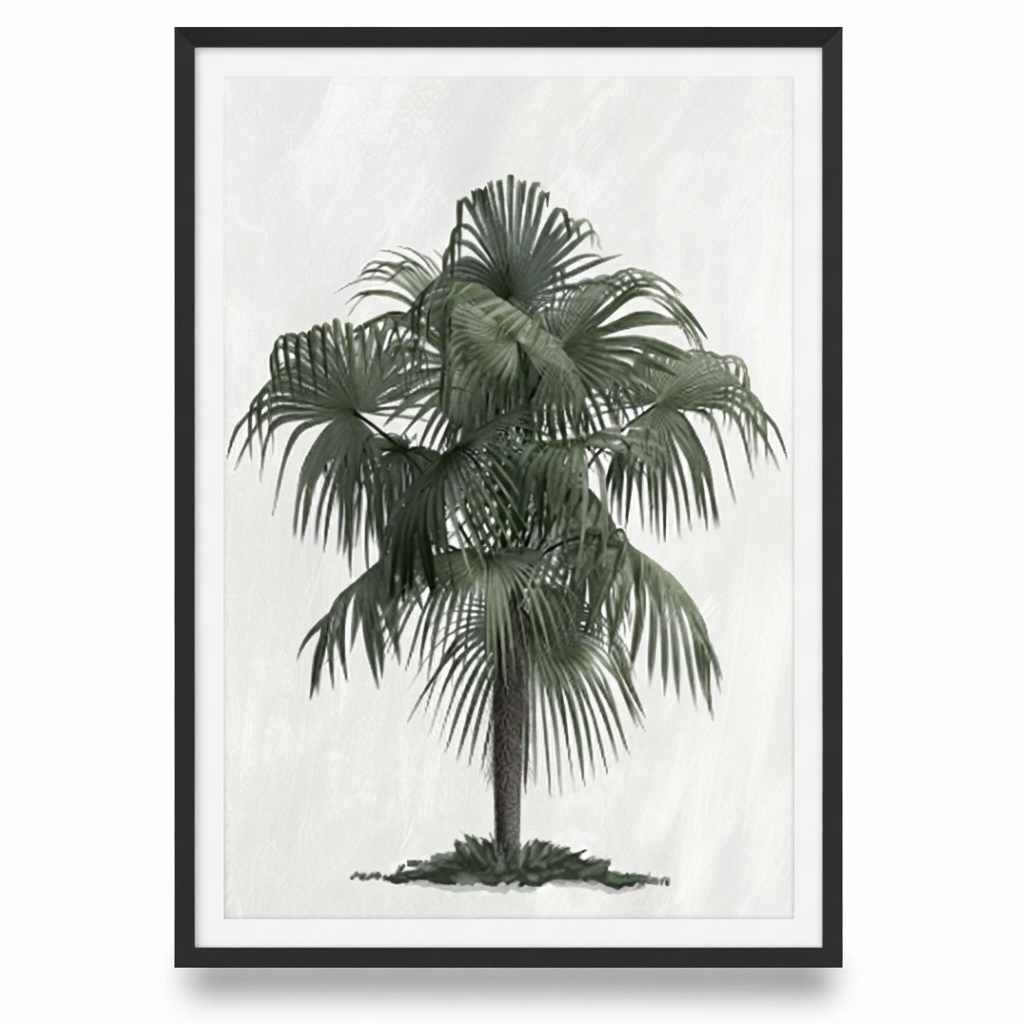 Palm Cove Print 103 x 73cm — studio view