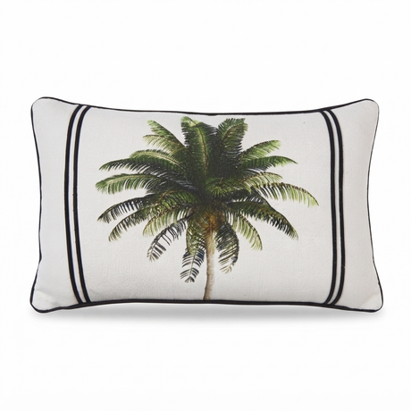 Bahama Palm - Indoor Cushion (30 x 50) — studio view