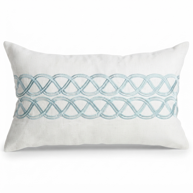 Cape Code Linen - Indoor Cushion (30 x 50) — studio view