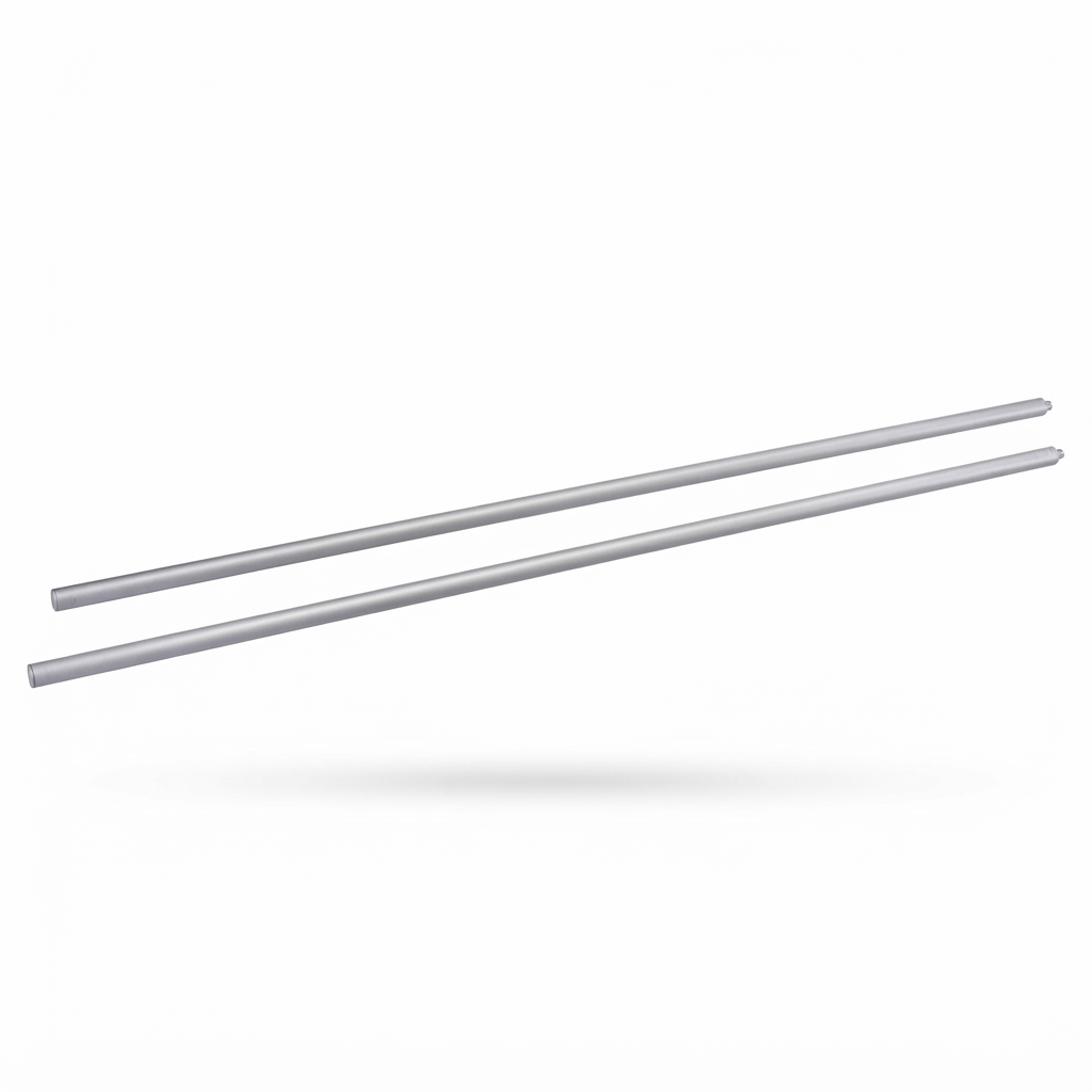 Max Classic Extension Mount Poles 1200mm - Silver — studio view