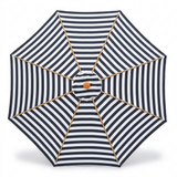 Replacement Canopy for 3m Bamboo Umbrella - Black and White Stripe — studio view