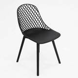 Persia Dining Chair - Black — studio view