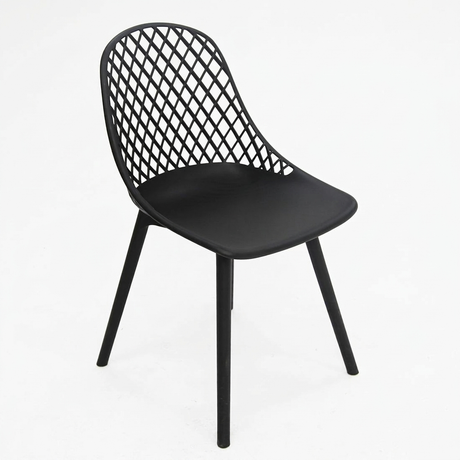 Persia Dining Chair - Black — studio view