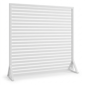 Privacy Screen 180cm x 183cm - White — studio view