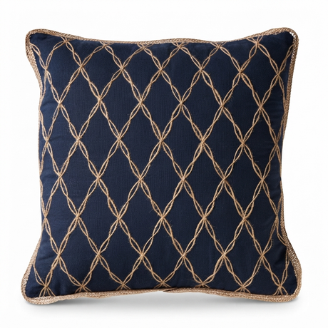 Newport Lattice - Indoor Cushion (50 x 50) — studio view